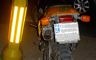 Pijany motocyklista urządził „komedię” na ulicach Olsztyna